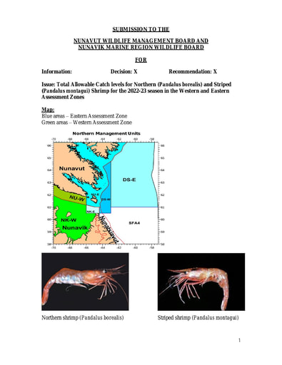 2022 Joint Hearing Shrimp TAC DFO Submission ENG