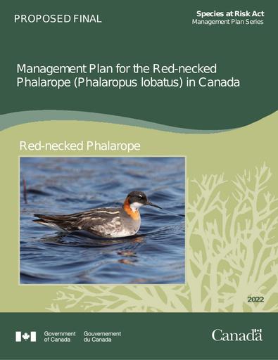 TAB2B ECCC Report Red Necked Phalarope MP proposal final ENG