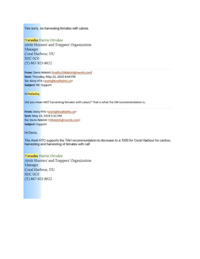 TAB2E Coral Harbour support letter Total Allowable Harvest for Southampton Island Caribou ENG ONLY