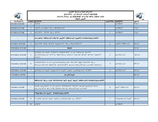 TAB 1  Agenda   RM 003 2018 − INUK