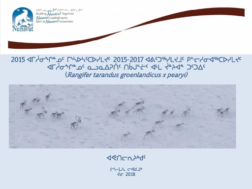 TAB 2E GN DOE Presentation Dolphin and Union Caribou Research Results INUK