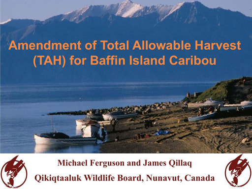 TAB6B Amendment of total allowable harvest for Baffin Island Caribou ENG and INUK