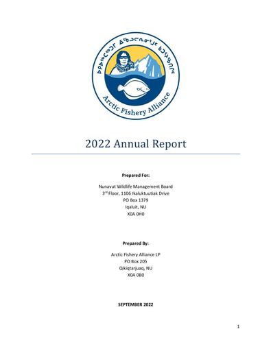 Arctic Fishery Alliance Public Executive Summary